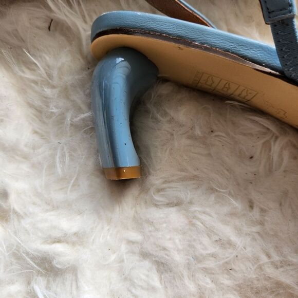 Jaggar the label blue slingback leather heels - Picture 11 of 12